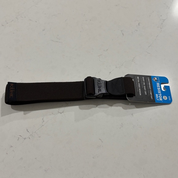KUHL men’s Resistor Belt Size L/XL in espresso - Picture 4 of 6